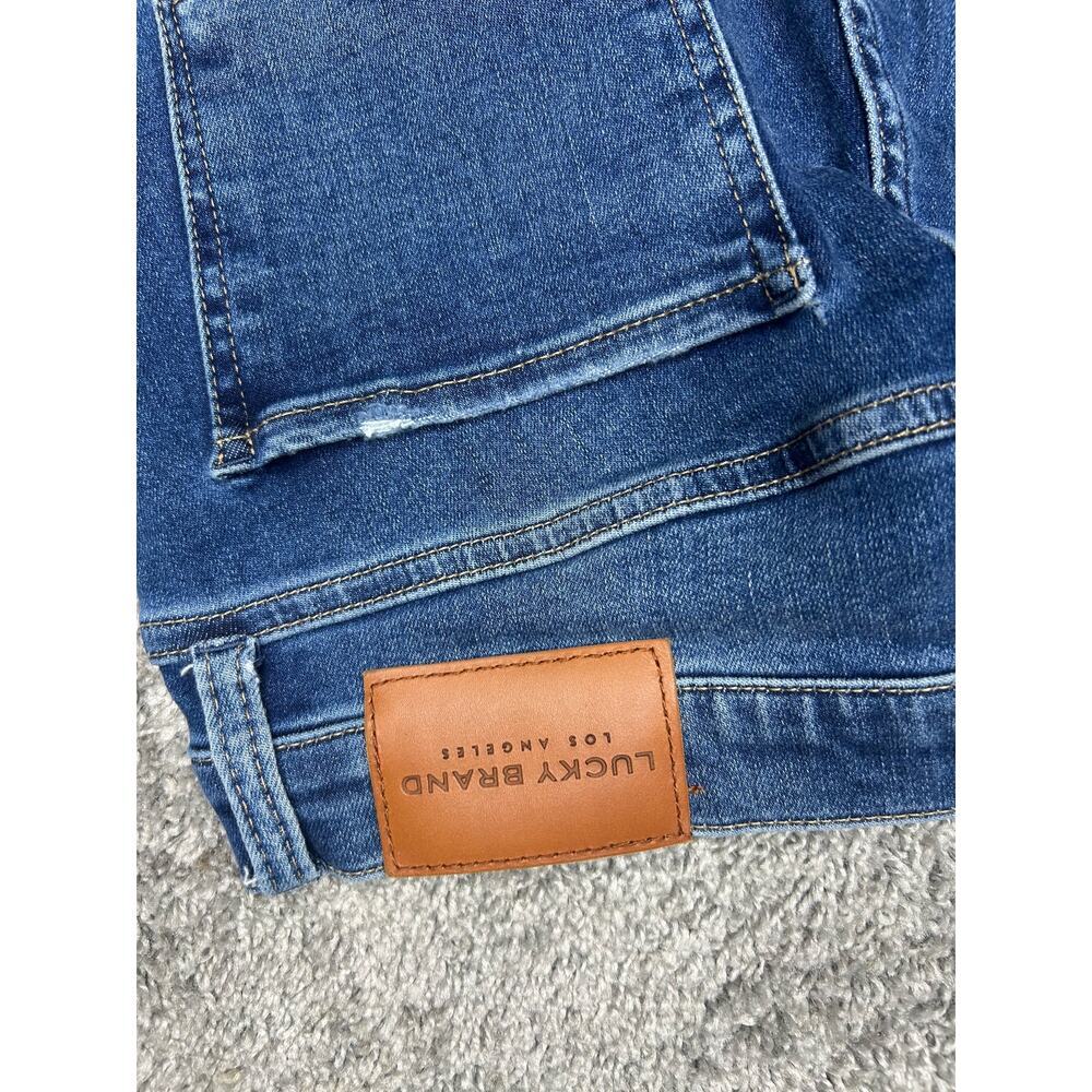 Lucky Brand Jeans Size 8/29 Distressed Soft Frayed Edges Mid Rise Skinny - Picture 4 of 10